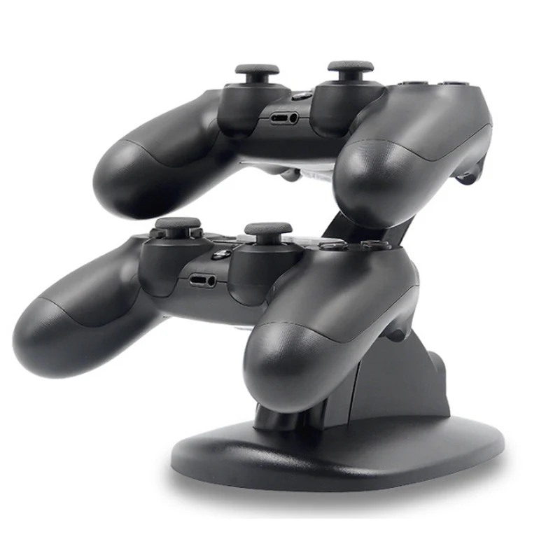 Контроллер Зарядное устройство Док-станция LED Dual USB PS4 зарядная подставка
