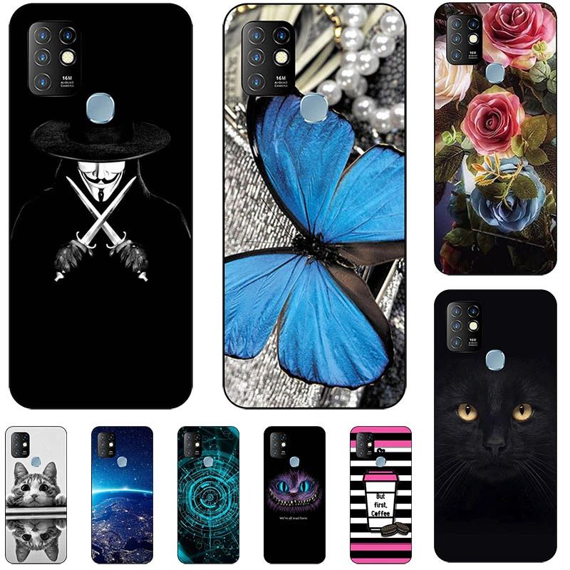 Phone Case For Tecno Pova Ld7 Soft Edge Hard Matte Back Relief Silicone Case Animal Cat Cover Coque Phone Case Covers Aliexpress