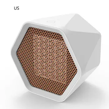 

1000W Hexagonal Electric Heater Portable Desktop Quiet Warmer Heater Fan Winter Warm for Car Home Office PTC Heat calefactor