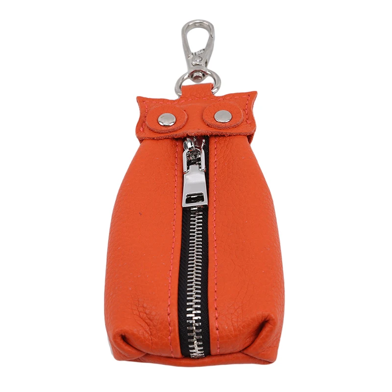 Индивидуальный дизайн ручной работы, кожаный кошелек для ключей, сумка для хранения ключей в стиле совы, чехол для ключей от автомобиля