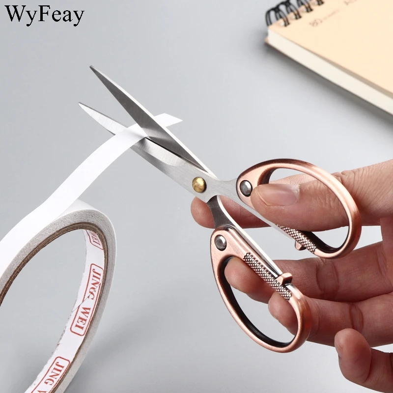 레트로 빈티지 패브릭 가위, 재단사 바느질, 자수, 사무실 가위, 문구류, DIY 도구 가위