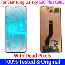 Ensemble écran tactile LCD de remplacement, avec défaut, pour Samsung Galaxy S20 Plus S20 + G985 G985F, Original=