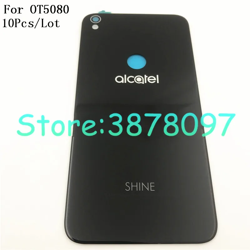 10 шт./партия корпус батарейного отсека чехол для Alcatel One Touch Shine Lite OT5080 5080X 5080A 5080U 5080F 5080Q 5080D Крышка батарейного отсека
