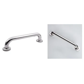 

2Pcs New Bathroom Tub Toilet Stainless Steel Handrail Grab Bar Shower Safety Support Handle Towel Rack - 30Cm & 40Cm