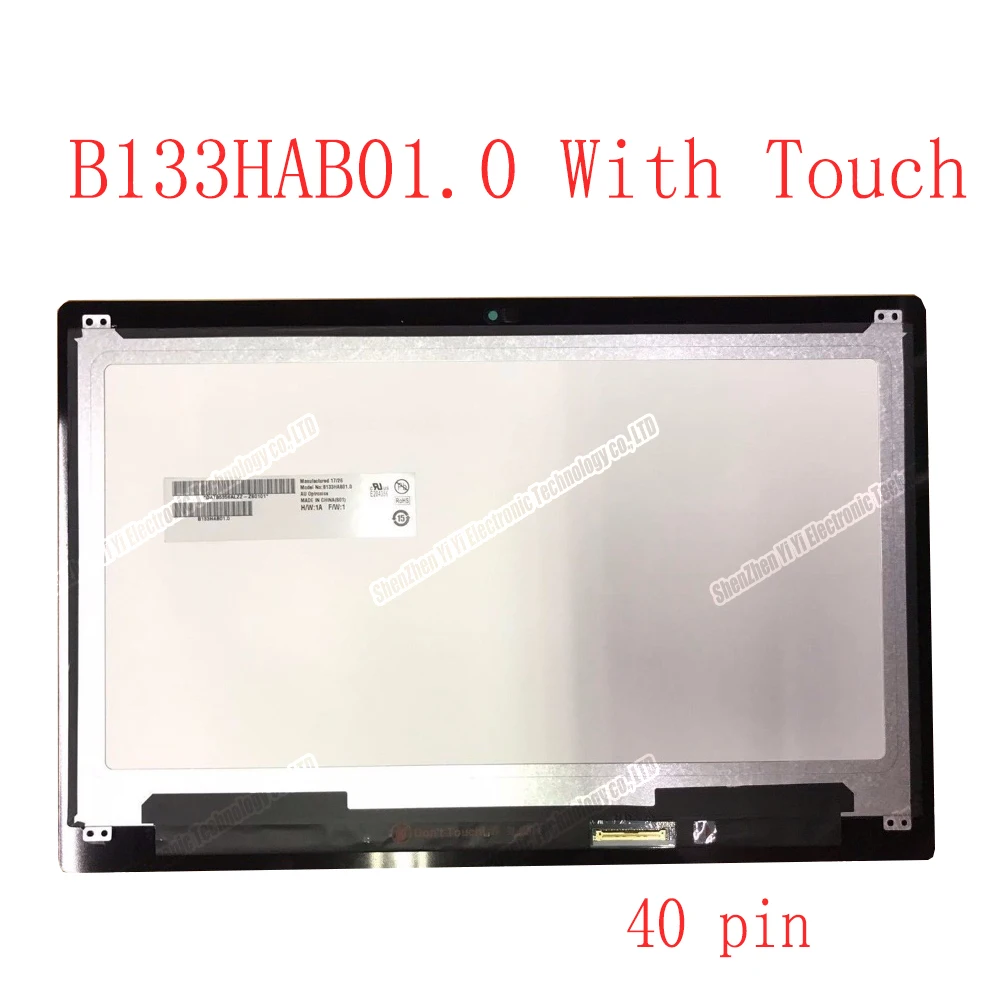  Original For Acer Spin 5 SP513-51 LCD Screen+Touch Digitizer Assembly FHD LQ133M1JW07 or B133HAB01.