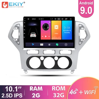 

EKIY IPS Android 9.0 Car Radio For Ford Mondeo 4 2010-2014 Multimedia Video Player Stereo GPS Navigation BT 4G LTE Wifi Dash HU