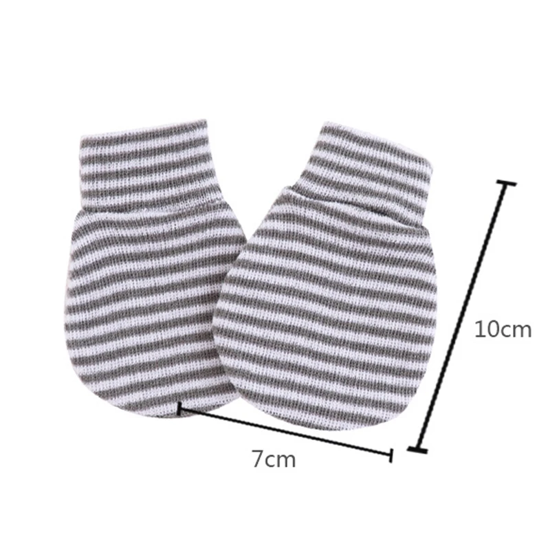 Summer thin solid color infant gloves baby gloves fashion anti scratching newborn protection face cotton scratch mittens