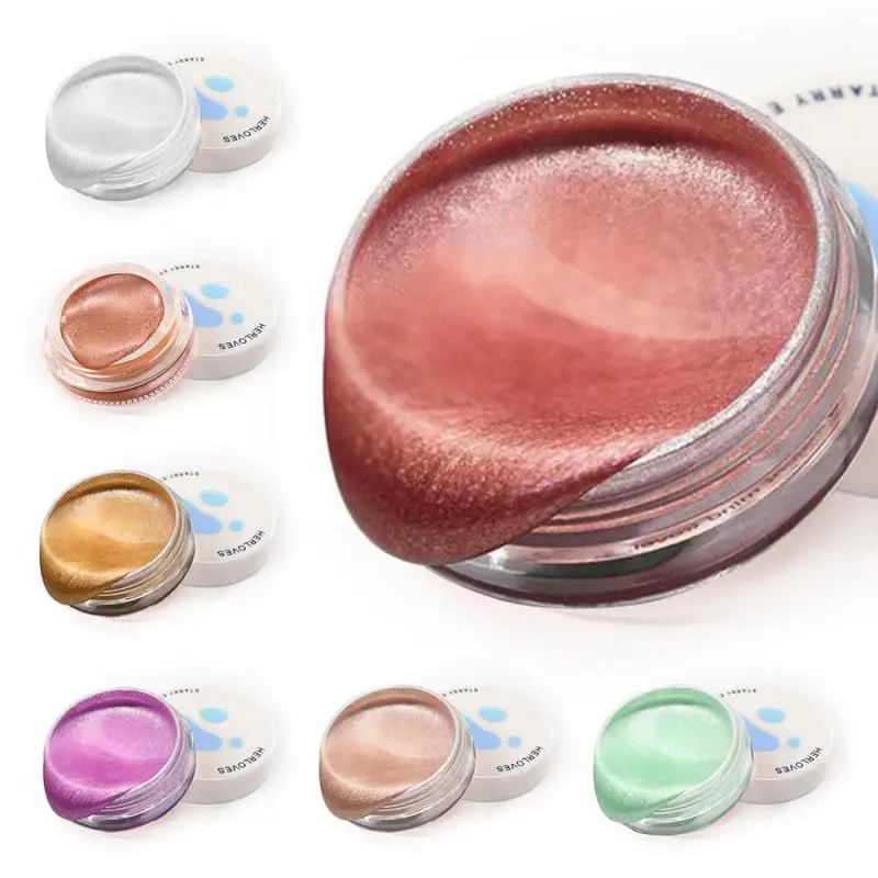 1pcs 6g Glitter Liquid Eye Shadow Gel Jelly Shimmer Monochrome Eyeshadow Long-lasting Waterproof Sweatproof Makeup Pigment TSLM1 |
