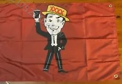 Photo color XXXX man qld beer flag 90*150cm60*90cm Size Polyster arty Indoor and Outdoor A decorative flag Banner - Цвет: Photo color