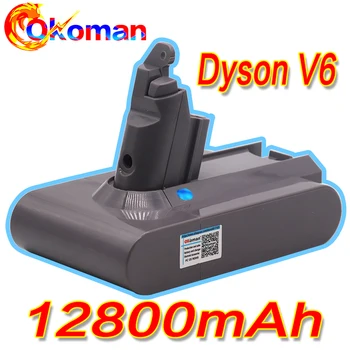 

12800mAh 21.6V 12.8Ah Li-ion Battery for Dyson V6 DC58 DC59 DC61 DC62 DC74 SV09 SV07 SV03 965874-02 Vacuum Cleaner Battery