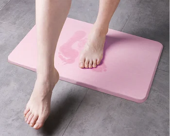 

HQ Diatom Mud Anti-Slip Absorbent Fast Drying Ultra Absorbent Mat Bathroom Mat diatomite soak water anti slip mat toilet mat