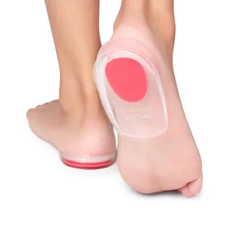 

1 Pair Silicone Gel orthopedic insoles Massage Cushion Foot Care pad for shoe pain relief Heel pillow Plantar Fasciitis