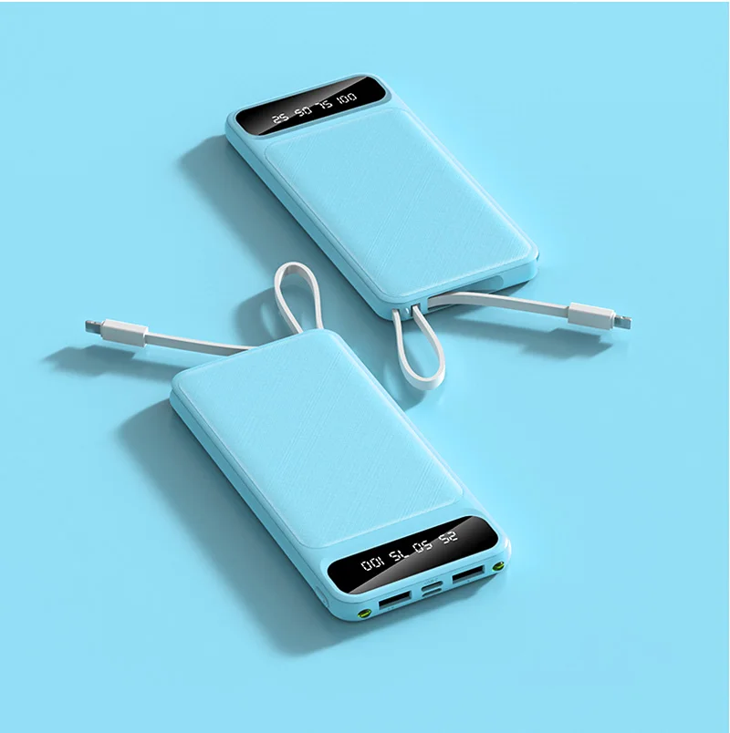Зарядное устройство 10000 мАч USB повербанк внешний аккумулятор зарядное устройство для Xiaomi Mi 9 8 iPhone X R внешний аккумулятор 10000 мАч портативный