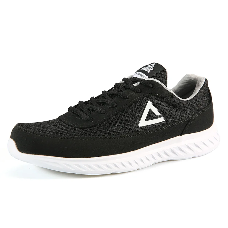PEAK High-tech Running Shoes For Men Breathable Honeycomb Mesh Sneakers Lightweight EASY FLEX System fitness Workout Shoes