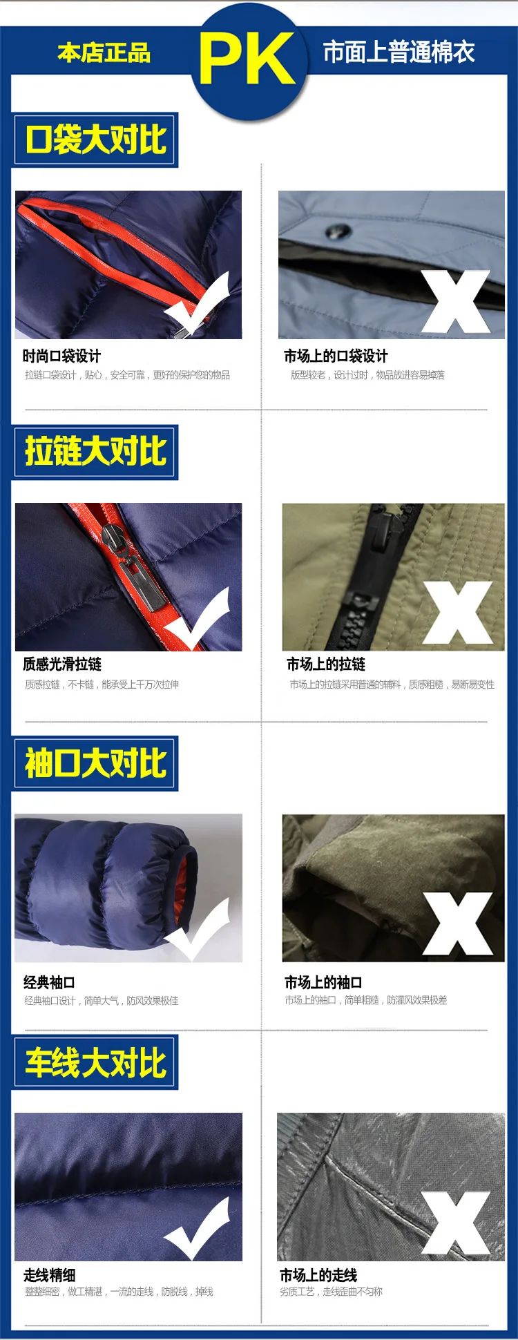 AliExpress EBay поставки Товары Лидер продаж Для мужчин стенд воротник сплошной Цвет хлопковое пальто мода Slim Fit Простые универсальные на подкладке из хлопка