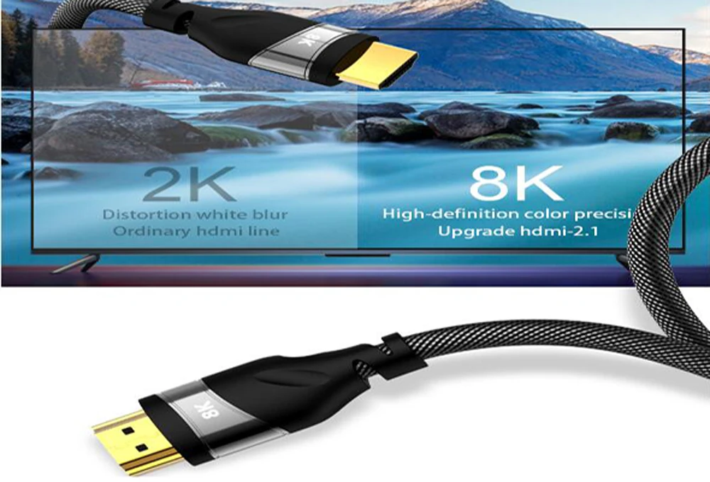 0 5 м 1 2 Ultra HD (UHD) 8K 120 Гц 60 HDMI кабель 48 Гбит/с аудио и Ethernet HDR 4:4:4 для PS4 HDTV|Кабели HDMI| |