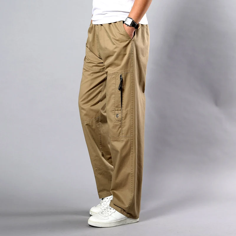 Summer Autumn Men Pants Casual Cotton Long Pants 2020 Straight Joggers Homme Big Size 5XL Business Work Breathable Trousers Men Summer Autumn Men Pants Casual Cotton Long Pants 2020 Straight Joggers Homme Big Size 5XL Business Work Breathable Trousers Men