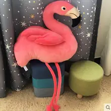 Милый мягкий Фламинго имитация птица плюшевая игрушка девочка подарок на день рождения украшение дома