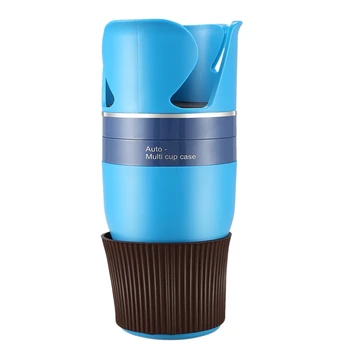 

Car Multi Cup Holder Multifunctional Organiser 4 In 1 Bottle Insert For Drink Water Coffee Cell Phone Sunglasses