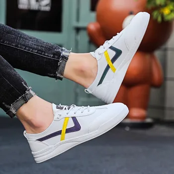 

Mens Casual Shoes Sneakers New style microfiber leather men's shoes Mesh Tenis Masculino Adulto Men Sneakers Zapatos De Hombre