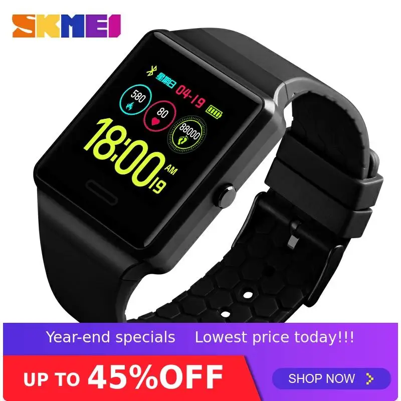 

SKMEI Smart Watch Men Fashion Digtal Sport Watch Multifunction BlueTooth Health Monitor Waterproof Watches relogio digital 1526