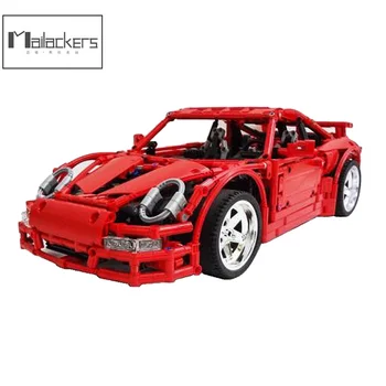 

BuildMOC moc technic rc car modular building Blocks GT3 Super Racing Car City motor remote control vehicle Toy for children