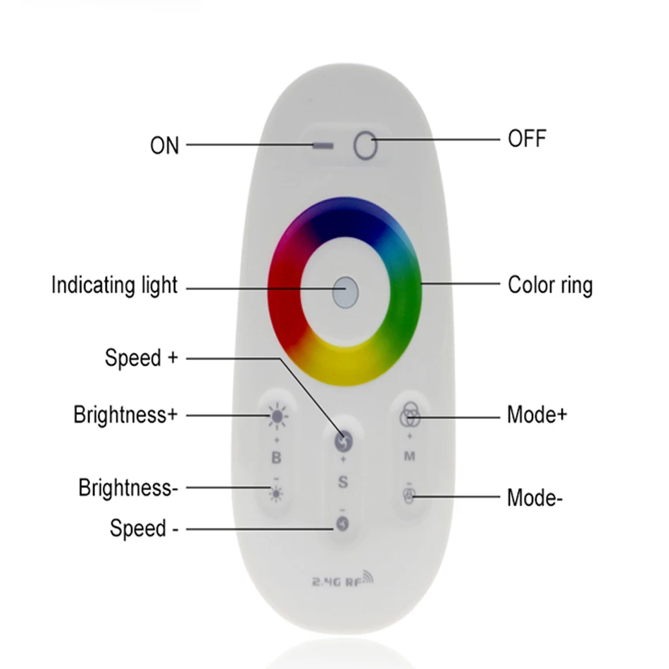 DC5-24V Led 스마트 컨트롤러 Tuya Wifi 무선 단색/CCT/RGB/RGBW/RGBCCT 음성 제어 2835 5050 led 스트립 빛