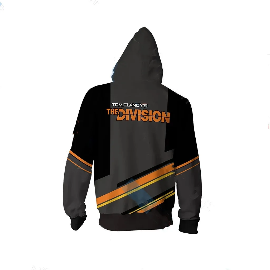 Tom Clancy's The Division 2 Cosplay Hoodies 3D Print Hooded Hoodie Pullover Jacket Sweatshirts Made