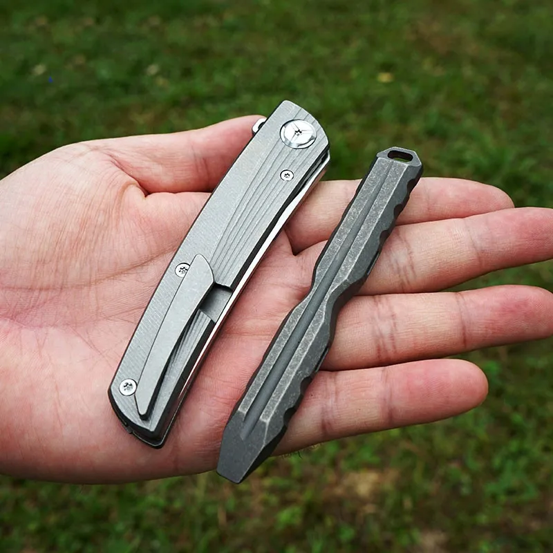 

Titanium Alloy Crowbar Multi-function Tool With EDC Broken Window Survival Self-defense Gadget Outdoor