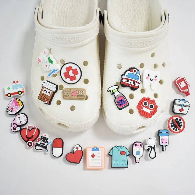  25  50PCS Medical Shoes Decoration Charms fits for