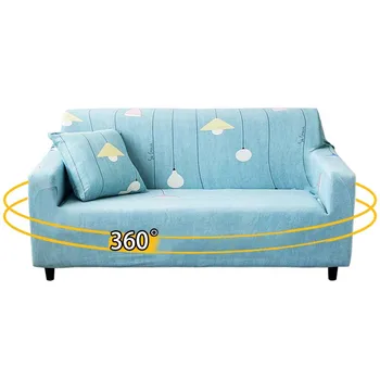 

New Stretch Slipcovers Sectional Armchair Cover All Inclusive Cloth Sofa Cushion Single/Two/Three/Four Seat for Living Room