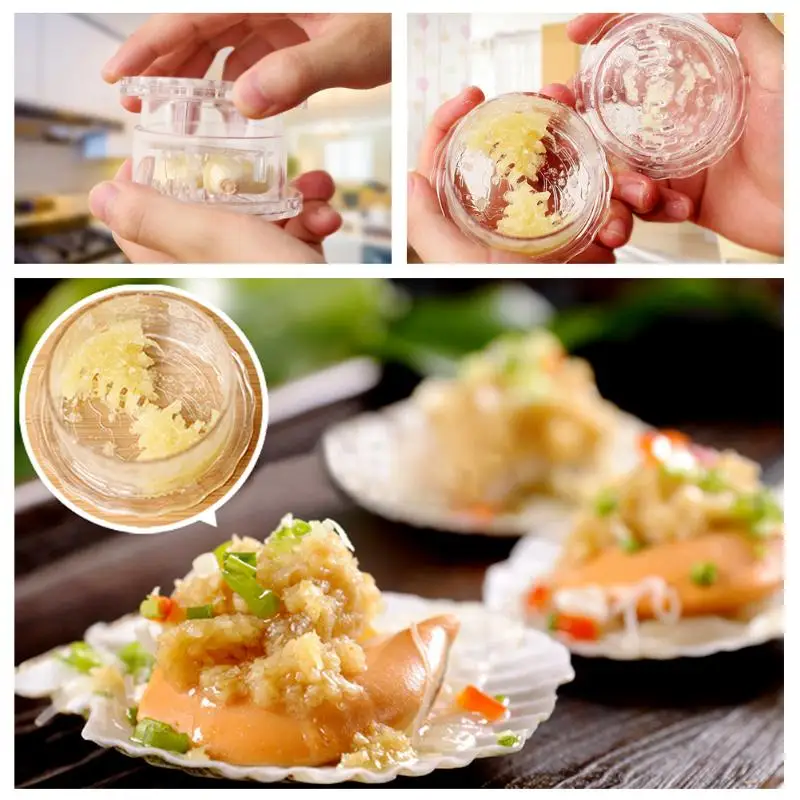 Кухонные инструменты пластиковая пресс для чеснока дробилка измельчитель