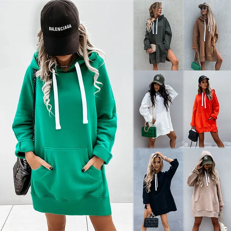 Женская Повседневная Толстовка с капюшоном