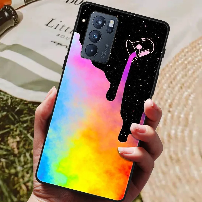 oppo phone cover For Oppo Reno 6 Pro 5G Case Reno6z Phone Cover Soft Silicone TPU Back Cases for Oppo Reno6 Pro 5G Case Coques Reno 6Z 6 Pro Plus cases for oppo cases Cases For OPPO