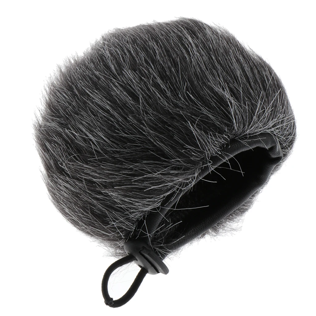 Outdoor Furry Microphone Windscreen Muff fits Zoom H1 Mic Windscreen Wind Cover for Zoom H1 and More