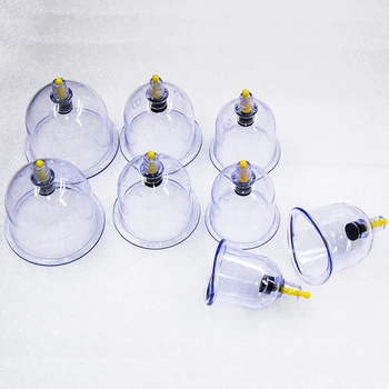 

Big Discount 8 Cans Body Cupping Set Cups Anti-cellulite Massage Vacuum Cupping Set Therapy Relax Massages Pumps Dropshipping