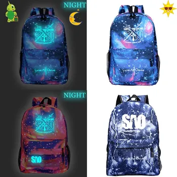 

Sword Art Online Backpack Anime School Bags for Teenage Girls Boys Children Galaxy Daily Backpack Kids Travel Shoulder Bags