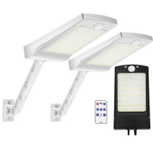 LED Solar Light smart yard led solar pathway lights PIR Motion Sensor Lamp Ip65 Waterproof Outdoor Garden Wall Gear lock lamp