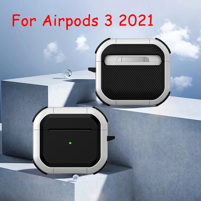 Новый чехол для Airpods 3 2021 дюйма из ТПУ и поликарбоната с защитой от падения Apple AirPods