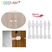 TUSUNNY 6 шт. Магнитный детский предохранительный замок для ящика ограничитель младенческий детский ящик защелка для шкафа защита безопасности Невидимые замки