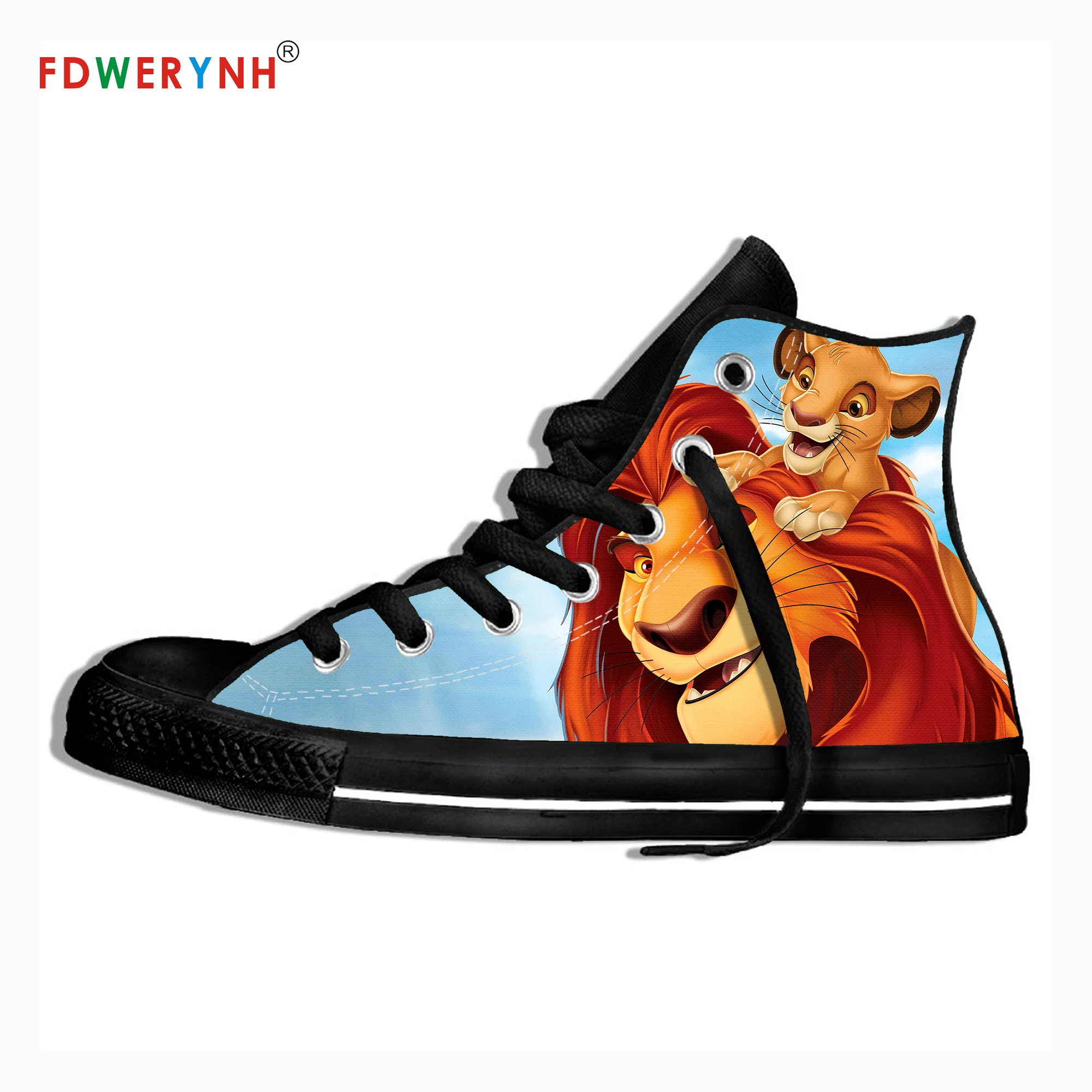 

Men's Casual The Lion King Remember Who You Are Shoes 3D Print Cartoon Custom Outdoor Leisure Mens Mesh New Fashion Shoes
