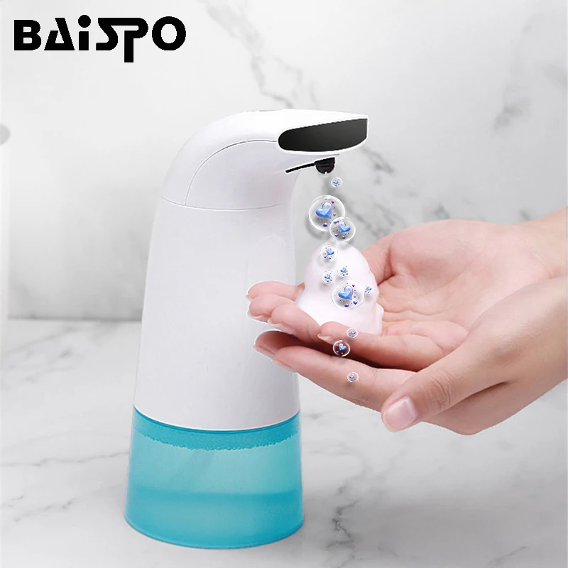 

BAISPO Automatic Induction Liquid Soap Dispenser Portable Detergent Container Foam Soap Dispenser Bathroom Accessories Set