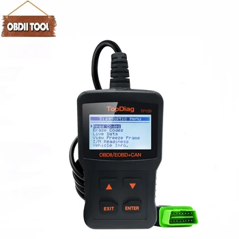 

Jdiag TP109 OBD2 Scanner Car Engine Fault Code Reader CAN Diagnostic Scan Tool Suitable Compatible EOBD Vehicles TP-109