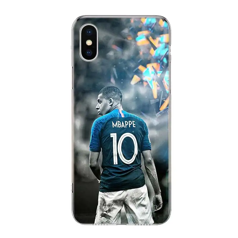 Mbappe чехол для телефона для iPhone 11 Pro 7 6X8 6S Plus XS MAX+ XR 5S SE 10 Ten Art TPU Coque Capa Shell