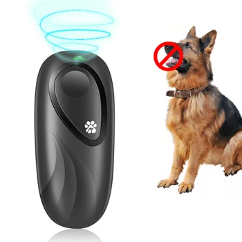 

Variable Frequency Anti Bark Device for Dog,Ultrasonic Dog Bark Deterrent,2 in 1 Dog Bark Control Device,16.4 Ft Range LED