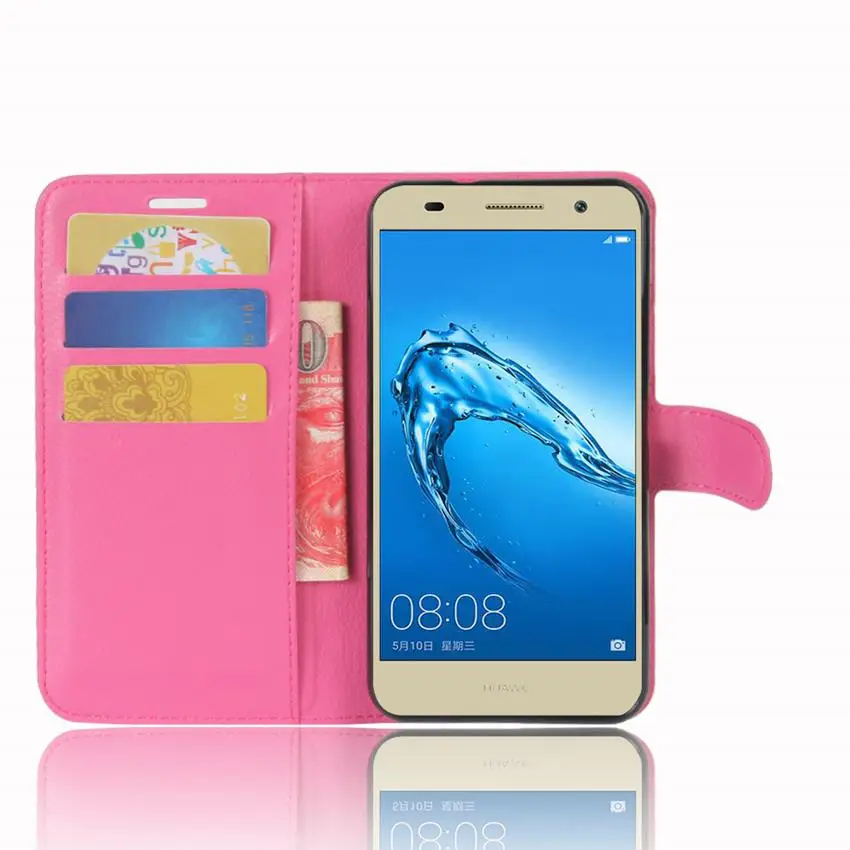 Back Cover Luxury Leather Vertical Flip Wallet Phone Bag Case For Huawei Y3 Coque fundas