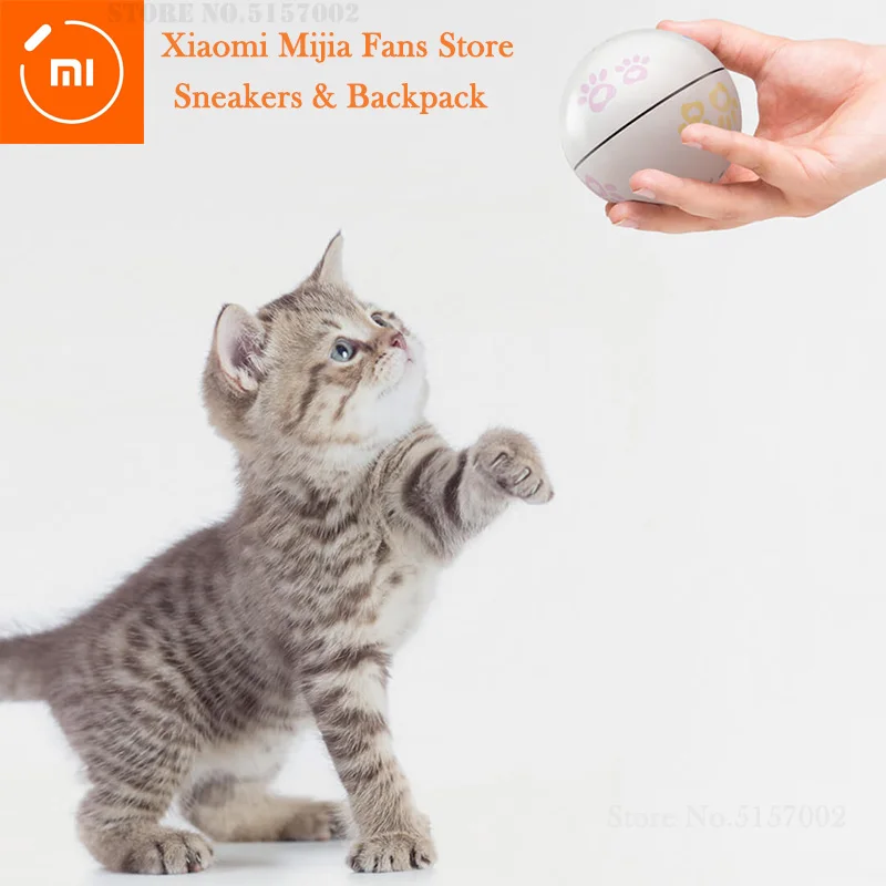 

Xiaomi Mi Pet Cat Toy Cat Petoneer Smart Companion Ball Scrolling Funny Interactive Cat Artifact Ball Training Pet Toy Supplies