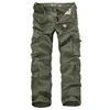 Pantalones Cargo militares para hombre, pantalón táctico holgado, informal, de algodón, con múltiples bolsillos, talla grande 1