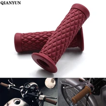 Универсальный мотоцикл 7/" 22 мм Винтаж резиновый руль для мотоцикла для Honda CBR600RR CBR929RR CBR954RR CBR1000RR CBR893RR