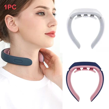 

Stimulator Cervical Three Heads Pulse Smart Electric Neck Massager Low Frequency Shoulder Traction Collar Far Infrared Heating